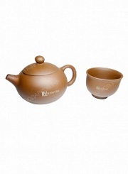 Чайник и чашки с логотипом 1